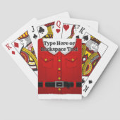 Santa Clause Spielkarten Personalisiert (Rückseite)