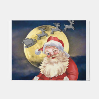 Santa Clause und Reindeer Fußmatte