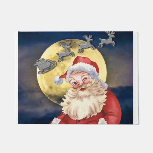 Santa Clause und Reindeer Fußmatte (Vorderseite)