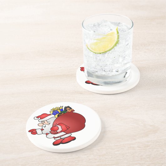 Santa Clause Untersetzer (Seite)