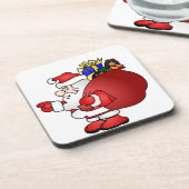 Santa Clause Untersetzer (Linke Seite)