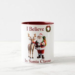 Santa Clause Zweifarbige Tasse