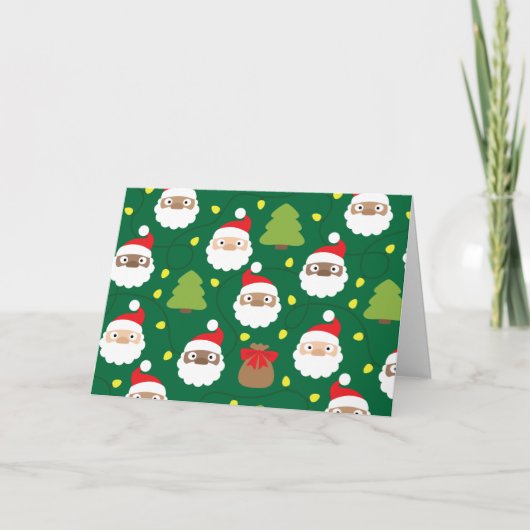 Santa Clauses Muster Karte (Vorderseite)