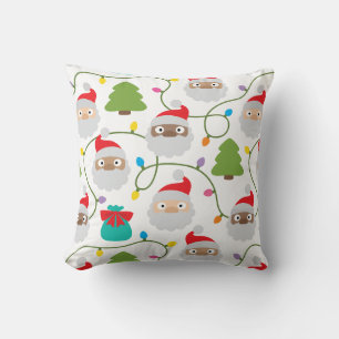 Santa Clauses Muster Kissen