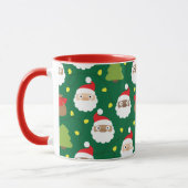 Santa Clauses Muster Tasse (Links)