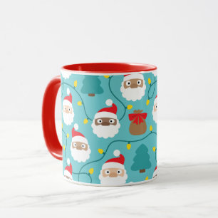 Santa Clauses Muster Tasse