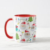 Santa Clauses Muster Tasse (Links)