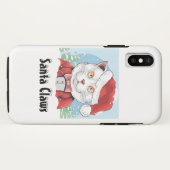 Santa Claws Case-Mate iPhone Hülle (Rückseite (Horizontal))