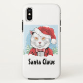 Santa Claws Case-Mate iPhone Hülle (Rückseite)