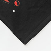 Santa Claws Christmas Funny Crab Lights Holiday Ca Fleecedecke (Ecke)