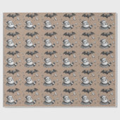 Santa Claws Geschenkpapier (Flach)