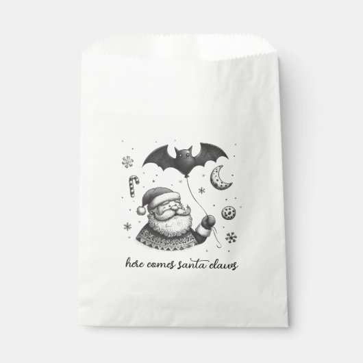 Santa Claws Geschenktütchen (Vorderseite)