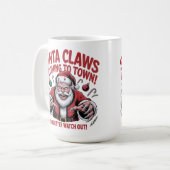 Santa Claws kommt in die Stadt Kaffeetasse (Vorderseite Links)