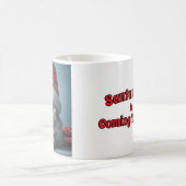 Santa Claws kommt in Town - festliche Kitty Cat Kaffeetasse (Mittel)
