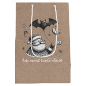 Santa Claws Mittlere Geschenktüte (Rückseite)