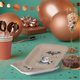 Santa Claws Pappteller