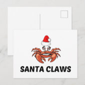 SANTA CLAWS POSTKARTE (Vorne/Hinten)