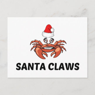 SANTA CLAWS POSTKARTE