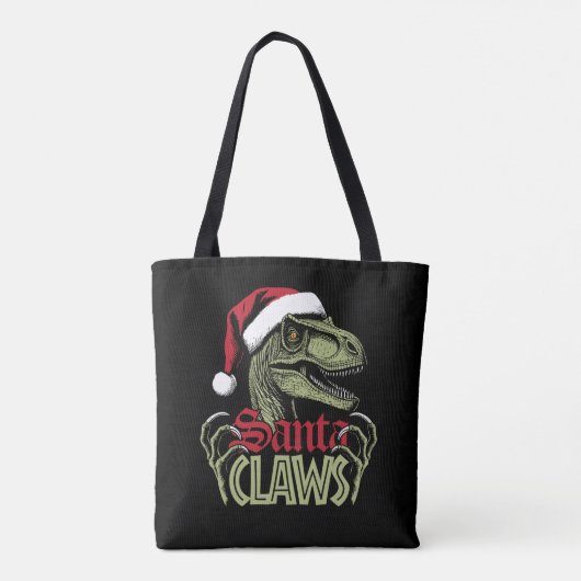 Santa Claws Raptor Tasche (Rückseite)