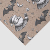 Santa Claws Seidenpapier (Detail)