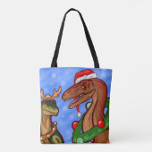 Santa Claws Tasche (Rückseite)