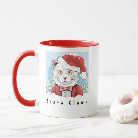 Santa Claws Tasse (Mit Donut)