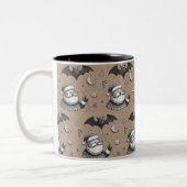 Santa Claws Zweifarbige Tasse (Links)