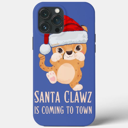 SANTA CLAWZ KOMMT IN DIE STADT MIT lustigen Weihna Case-Mate iPhone Hülle (Rückseite)