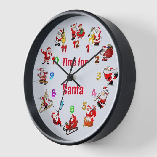 Santa Clock Uhr (Winkel)