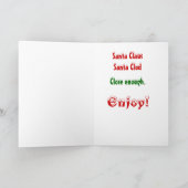 Santa Clod Frohe Weihnachten (Innenseite)
