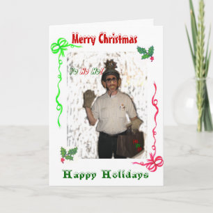 Santa Clod Frohe Weihnachten