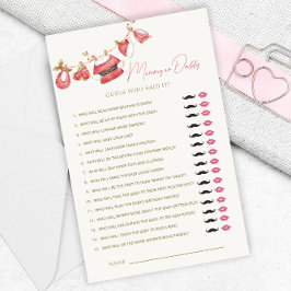 Santa Clothes Baby Shower Mommy oder Daddy Games