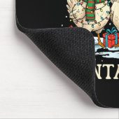 Santa Cluck Chicken Christmas Farm Animal Funny Mousepad (Ecke)