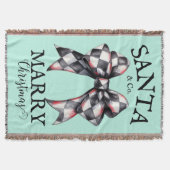 Santa & Co Heiraten Weihnachten Decke (Vorderseite)