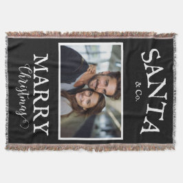 Santa & Co heiraten Weihnachtsbaum Blanket Decke