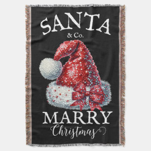 Santa & Co Heiraten Weihnachtsbaum Geschenk Schuhe Decke