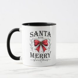 Santa & Co. Merry Christmas Coquette Tasse