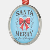 Santa & Co. Ornament Aus Metall (Links)