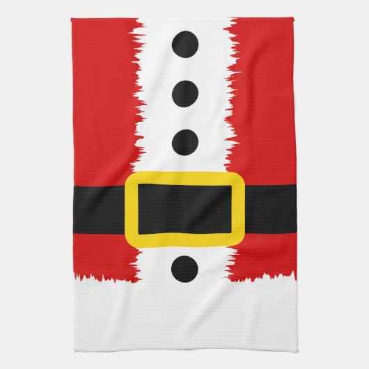 Santa-Coat Geschirrtuch (Vertikal)