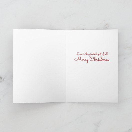 Santa Collie Feiertagskarte (Innenseite)