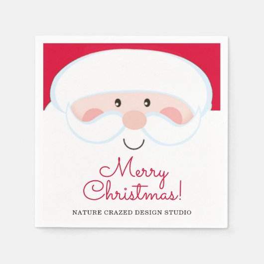 Santa Company Party Serviette (Vorderseite)