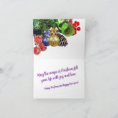 Santa congratulates you on Christmas Karte (Innenseite)