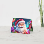 Santa congratulates you on Christmas Karte (Rückseite)