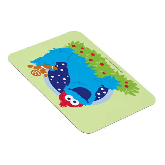 Santa Cookie Monster Magnet (Rechte Seite)