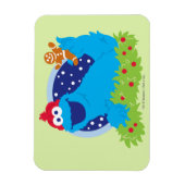 Santa Cookie Monster Magnet (Vertikal)