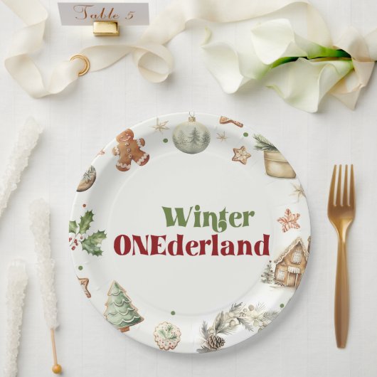 Santa Cookies Cocca Weihnachtsfeier Pappteller (Hochzeit)