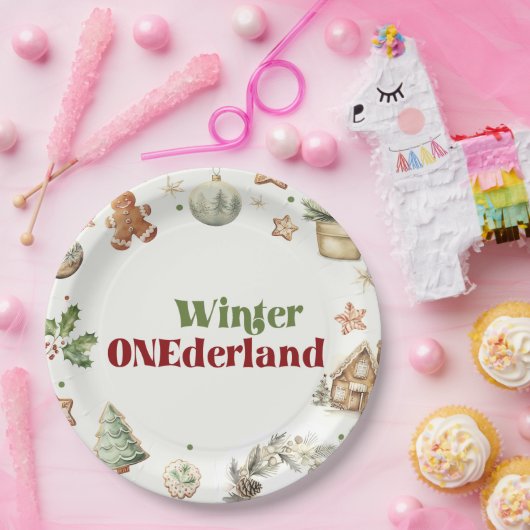 Santa Cookies Cocca Weihnachtsfeier Pappteller (Party)