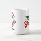 Santa Cool Mug with Sunglasses & Christmas Tree Kaffeetasse (Mittel)