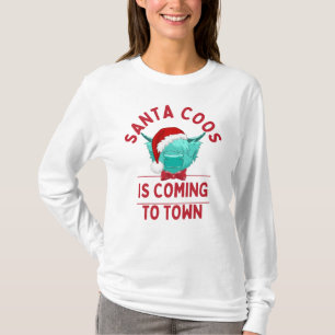Santa Coos Long Sleeved T - Shirt