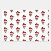 Santa Corgi Packpapier Blätter (Vorderseite 3)